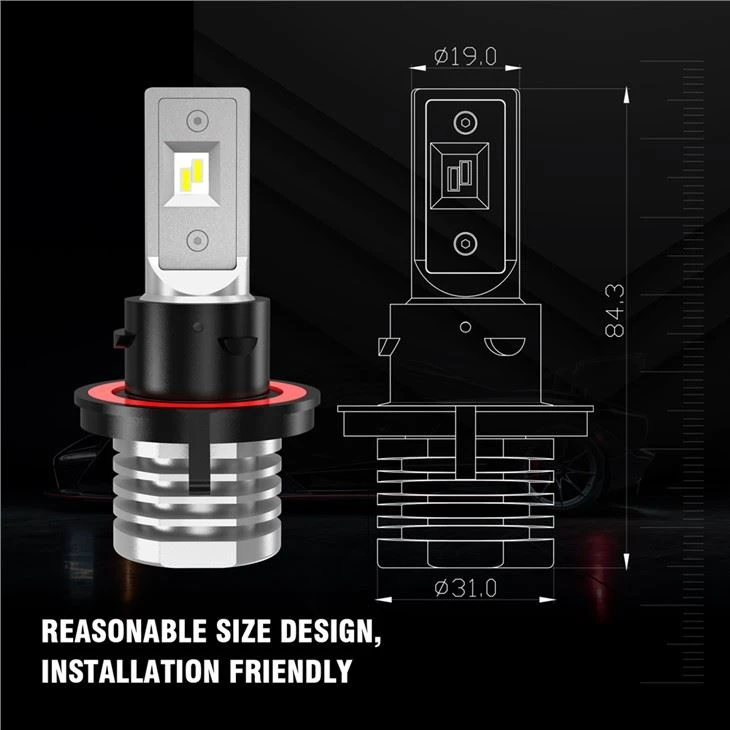 H4 H13 Led Headlight Bulbs High Low